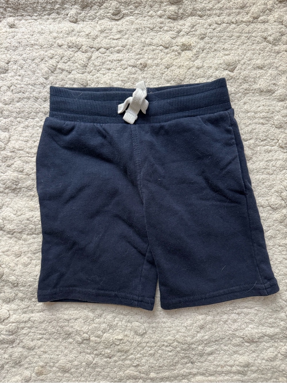 H&M Navy Sweat Shorts with White Drawstring size 18-24 months